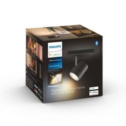 Philips Leuchten Philips Hue White Amb. Runner Deckenleuchte LED Schwarz, 1-flammig, Fernbedienung -LED Leuchten Verkäufe 2022 philips hue white amb runner deckenleuchte 8719514338326 3