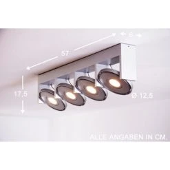 Philips Leuchten Philips Ledino PARTICON Aufbauspot Aluminium, 4-flammig -LED Leuchten Verkäufe 2022 philips ledino particon aufbauspot 531544816 do1 2