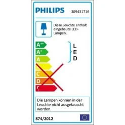 Philips Leuchten Philips myLiving SPRUCE Deckenleuchte LED Chrom, Edelstahl, 1-flammig -LED Leuchten Verkäufe 2022 philips myliving spruce deckenleuchte 309431716 do1 7