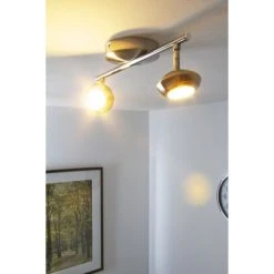 Philips Leuchten Philips SEPIA Aufbauspot LED Chrom, Schwarz, 2-flammig -LED Leuchten Verkäufe 2022 philips sepia aufbauspot 571721716 do1 10