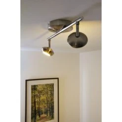 Philips Leuchten Philips SEPIA Aufbauspot LED Chrom, Schwarz, 2-flammig -LED Leuchten Verkäufe 2022 philips sepia aufbauspot 571721716 do1 3