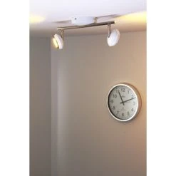 Philips Leuchten Philips SEPIA Aufbauspot LED Chrom, Weiß, 2-flammig