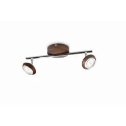Philips Leuchten Philips SEPIA Aufbauspot LED Braun, 2-flammig