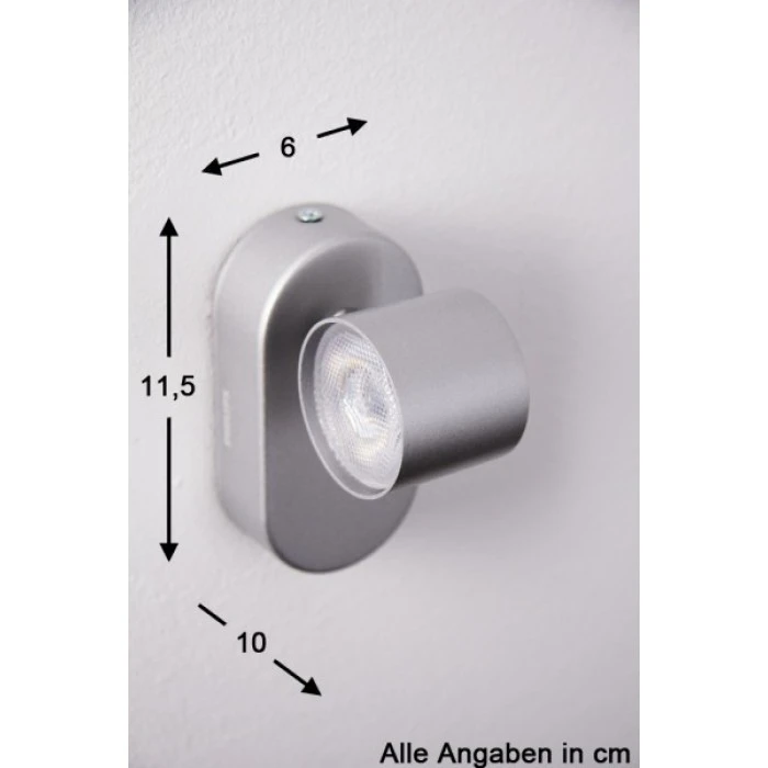 Philips Leuchten Philips STAR Aufbauspot LED Aluminium, Edelstahl, 1-flammig 2 Philips Leuchten Philips STAR Aufbauspot LED Aluminium, Edelstahl, 1-flammig – Bild 2