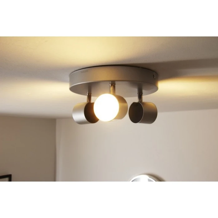 Philips Leuchten Philips STAR Aufbauspot LED Aluminium, Edelstahl, 3-flammig 2 Philips Leuchten Philips STAR Aufbauspot LED Aluminium, Edelstahl, 3-flammig – Bild 2