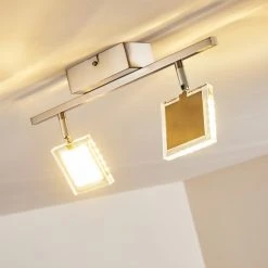 Hofstein Piney Deckenleuchte LED Nickel-Matt, 2-flammig -LED Leuchten Verkäufe 2022 piney deckenleuchte h3157084 do1 3