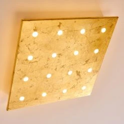 Hofstein Pionnat Deckenleuchte LED Gold, 16-flammig -LED Leuchten Verkäufe 2022 pionnat deckenleuchte h3167779 do1 16