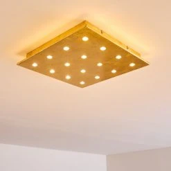 Hofstein Pionnat Deckenleuchte LED Gold, 16-flammig -LED Leuchten Verkäufe 2022 pionnat deckenleuchte h3167779 do1 2