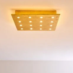 Hofstein Pionnat Deckenleuchte LED Gold, 16-flammig -LED Leuchten Verkäufe 2022 pionnat deckenleuchte h3167779 do1 4