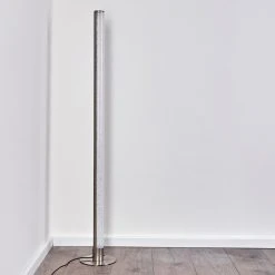 Hofstein Pipe RGB Stehlampe LED Nickel-Matt, 1-flammig, Fernbedienung, Farbwechsler -LED Leuchten Verkäufe 2022 pipe rgb stehlampe h3266038 do4 25