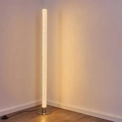 Hofstein Pipe RGB Stehlampe LED Nickel-Matt, 1-flammig, Fernbedienung, Farbwechsler -LED Leuchten Verkäufe 2022 pipe rgb stehlampe h3266038 do4 30