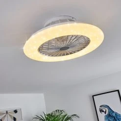 Hofstein Piraeus Deckenventilator LED Wei&szlig;, Titan, 1-flammig, Fernbedienung -LED Leuchten Verkäufe 2022 piraeus deckenventilator h3335024 11