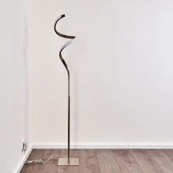 Hofstein Pitasch Stehleuchte LED Nickel-Matt, 1-flammig -LED Leuchten Verkäufe 2022 pitasch stehleuchte h3299104 do1 13