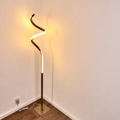 Hofstein Pitasch Stehleuchte LED Nickel-Matt, 1-flammig -LED Leuchten Verkäufe 2022 pitasch stehleuchte h3299104 do1 14