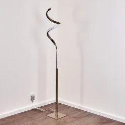 Hofstein Pitasch Stehleuchte LED Nickel-Matt, 1-flammig -LED Leuchten Verkäufe 2022 pitasch stehleuchte h3299104 do1 22