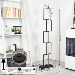 Hofstein Pitasch Stehleuchte LED Schwarz, 1-flammig -LED Leuchten Verkäufe 2022 pitasch stehleuchte h3380741 3