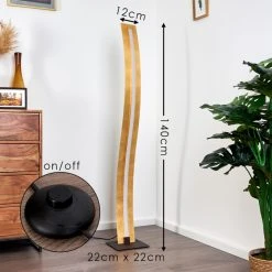 Hofstein Pitasch Stehleuchte LED Gold, 1-flammig -LED Leuchten Verkäufe 2022 pitasch stehleuchte h3380789 3