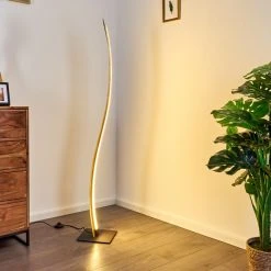 Hofstein Pitasch Stehleuchte LED Gold, 1-flammig -LED Leuchten Verkäufe 2022 pitasch stehleuchte h3380789 6