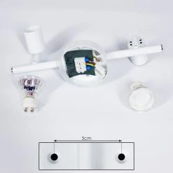 Hofstein Planes Deckenleuchte LED Wei&szlig;, 2-flammig -LED Leuchten Verkäufe 2022 planes deckenleuchte h3392911 4