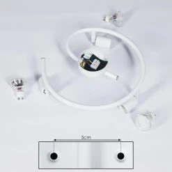 Hofstein Planes Deckenleuchte LED Wei&szlig;, 3-flammig -LED Leuchten Verkäufe 2022 planes deckenleuchte h3392928 4