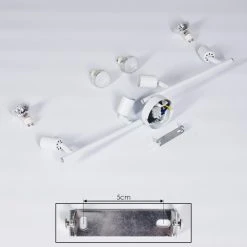 Hofstein Planes Deckenleuchte LED Wei&szlig;, 4-flammig -LED Leuchten Verkäufe 2022 planes deckenleuchte h3392942 4