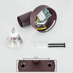 Hofstein Planes Deckenleuchte LED Rostfarben, 1-flammig -LED Leuchten Verkäufe 2022 planes deckenleuchte h3396490 4