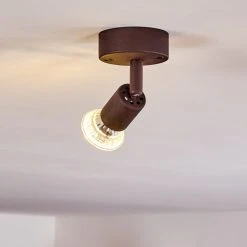 Hofstein Planes Deckenleuchte LED Rostfarben, 1-flammig -LED Leuchten Verkäufe 2022 planes deckenleuchte h3396490 6