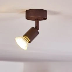 Hofstein Planes Deckenleuchte LED Rostfarben, 1-flammig -LED Leuchten Verkäufe 2022 planes deckenleuchte h3396490 8