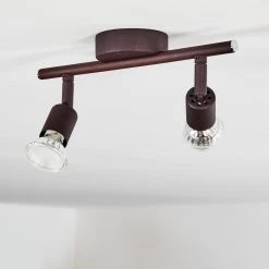 Hofstein Planes Deckenleuchte LED Rostfarben, 2-flammig -LED Leuchten Verkäufe 2022 planes deckenleuchte h3396513 9