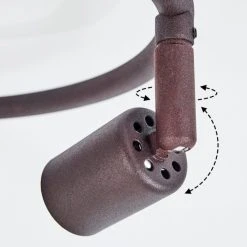 Hofstein Planes Deckenleuchte LED Rostfarben, 3-flammig -LED Leuchten Verkäufe 2022 planes deckenleuchte h3396537 2