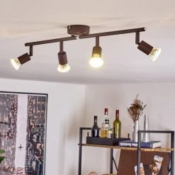 Hofstein Planes Deckenleuchte LED Rostfarben, 4-flammig -LED Leuchten Verkäufe 2022 planes deckenleuchte h3396551 6