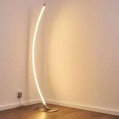 Hofstein Playa Stehleuchte LED Nickel-Matt, 1-flammig -LED Leuchten Verkäufe 2022 playa stehleuchte h3268438 do1 4