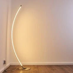 Hofstein Playa Stehleuchte LED Nickel-Matt, 1-flammig -LED Leuchten Verkäufe 2022 playa stehleuchte h3268438 do1 8