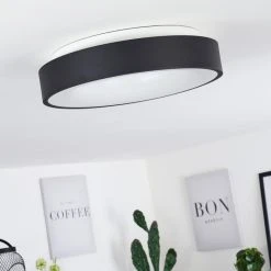 Hofstein Playas Deckenleuchte LED Schwarz, Wei&szlig;, 1-flammig -LED Leuchten Verkäufe 2022 playas deckenleuchte h3551141 9