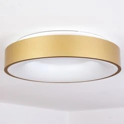 Hofstein Playas Deckenleuchte LED Wei&szlig;, Gold, 1-flammig -LED Leuchten Verkäufe 2022 playas deckenleuchte h3551301 7