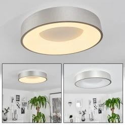 Hofstein Playas Deckenleuchte LED Silber, Wei&szlig;, 1-flammig