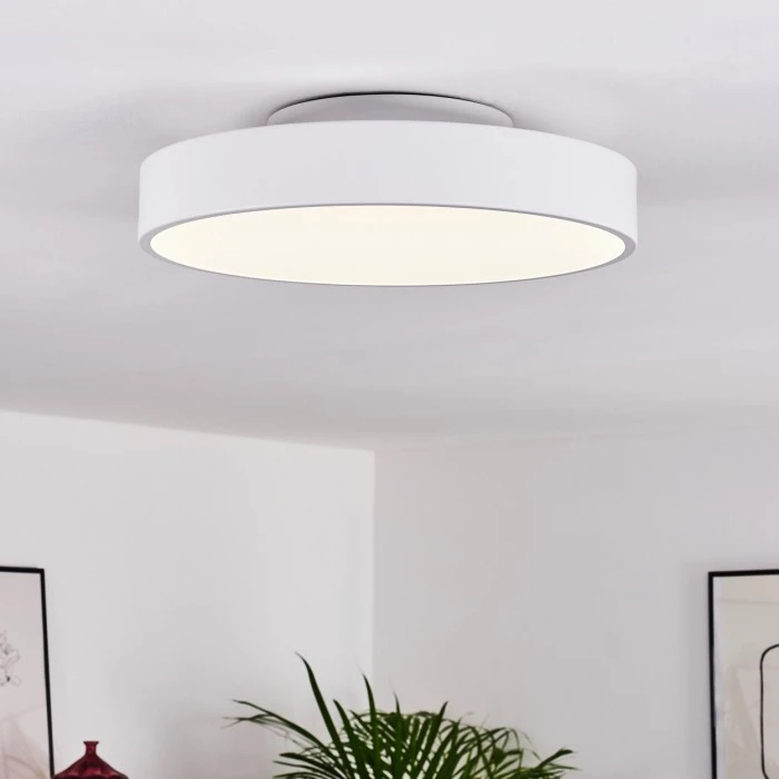 Hofstein Plovdiv Deckenleuchte LED Weiß, 1-flammig, Fernbedienung 11 Hofstein Plovdiv Deckenleuchte LED Weiß, 1-flammig, Fernbedienung – Bild 11