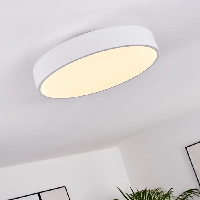 Hofstein Plovdiv Deckenleuchte LED Weiß, 1-flammig, Fernbedienung 20 Hofstein Plovdiv Deckenleuchte LED Weiß, 1-flammig, Fernbedienung – Bild 20