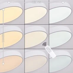 Hofstein Plovdiv Deckenleuchte LED Weiß, 1-flammig, Fernbedienung 27 Hofstein Plovdiv Deckenleuchte LED Weiß, 1-flammig, Fernbedienung -LED Leuchten Verkäufe 2022 plovdiv deckenleuchte h3334768 2