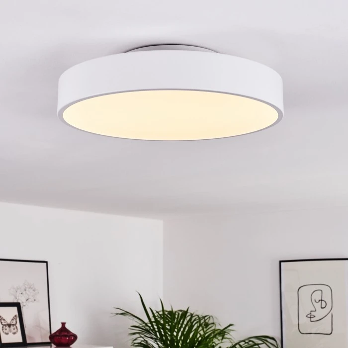 Hofstein Plovdiv Deckenleuchte LED Weiß, 1-flammig, Fernbedienung 25 Hofstein Plovdiv Deckenleuchte LED Weiß, 1-flammig, Fernbedienung – Bild 25