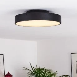 Hofstein Plovdiv Deckenleuchte LED Schwarz, 1-flammig, Fernbedienung -LED Leuchten Verkäufe 2022 plovdiv deckenleuchte h3334782 10