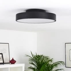 Hofstein Plovdiv Deckenleuchte LED Schwarz, 1-flammig, Fernbedienung -LED Leuchten Verkäufe 2022 plovdiv deckenleuchte h3334782 12