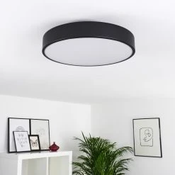 Hofstein Plovdiv Deckenleuchte LED Schwarz, 1-flammig, Fernbedienung -LED Leuchten Verkäufe 2022 plovdiv deckenleuchte h3334782 18