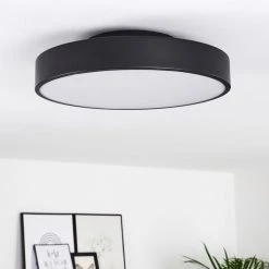 Hofstein Plovdiv Deckenleuchte LED Schwarz, 1-flammig, Fernbedienung -LED Leuchten Verkäufe 2022 plovdiv deckenleuchte h3334782 21