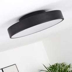 Hofstein Plovdiv Deckenleuchte LED Schwarz, 1-flammig, Fernbedienung -LED Leuchten Verkäufe 2022 plovdiv deckenleuchte h3334782 4