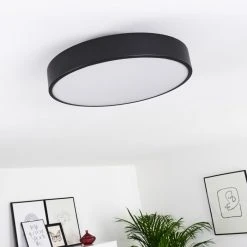 Hofstein Plovdiv Deckenleuchte LED Schwarz, 1-flammig, Fernbedienung -LED Leuchten Verkäufe 2022 plovdiv deckenleuchte h3334782 7