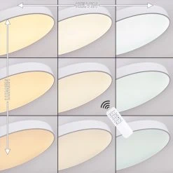 Hofstein Plovdiv Deckenleuchte LED Weiß, 1-flammig, Fernbedienung 27 Hofstein Plovdiv Deckenleuchte LED Weiß, 1-flammig, Fernbedienung -LED Leuchten Verkäufe 2022 plovdiv deckenleuchte h3334805 2