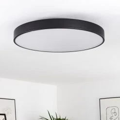 Hofstein Plovdiv Deckenleuchte LED Wei&szlig;, 1-flammig, Fernbedienung -LED Leuchten Verkäufe 2022 plovdiv deckenleuchte h3334829 19