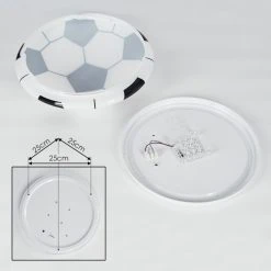 Hofstein Point Deckenleuchte LED Wei&szlig;, 1-flammig -LED Leuchten Verkäufe 2022 point deckenleuchte h3391877 4