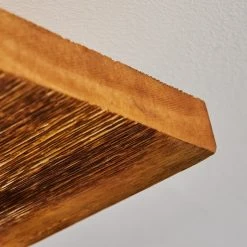 Hofstein Pompu Deckenleuchte LED Schwarz, Holz dunkel, 1-flammig -LED Leuchten Verkäufe 2022 pompu deckenleuchte h3392263 5